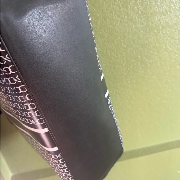 Tory Burch Black and White Patterned Tote - Picture 7 of 7